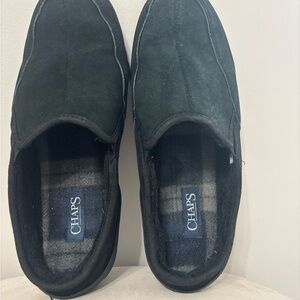 Chaps Men's Dark Slip-On Slippers